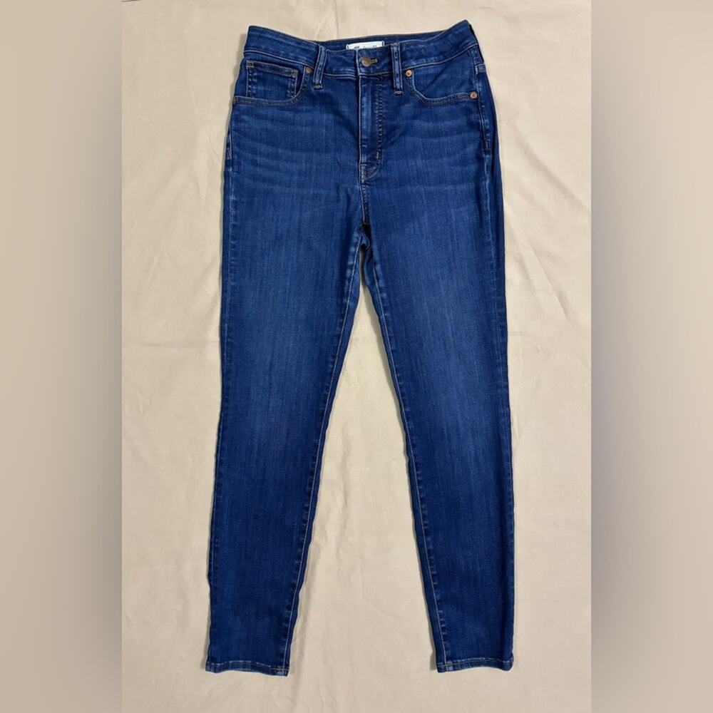 Madewell Women’s Curvy High- Rise Skinny Blue Ankle Jeans Size 27